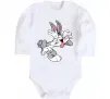 Дитячий бодік Bugs Bunny Білий фото