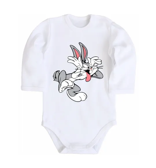 Дитячий бодік Bugs Bunny Білий фото