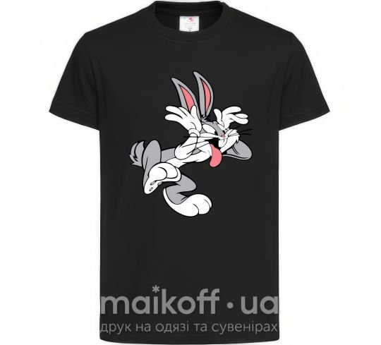 Дитяча футболка Bugs Bunny Чорний фото