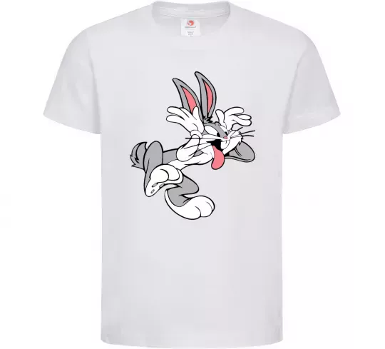 Дитяча футболка Bugs Bunny Білий фото