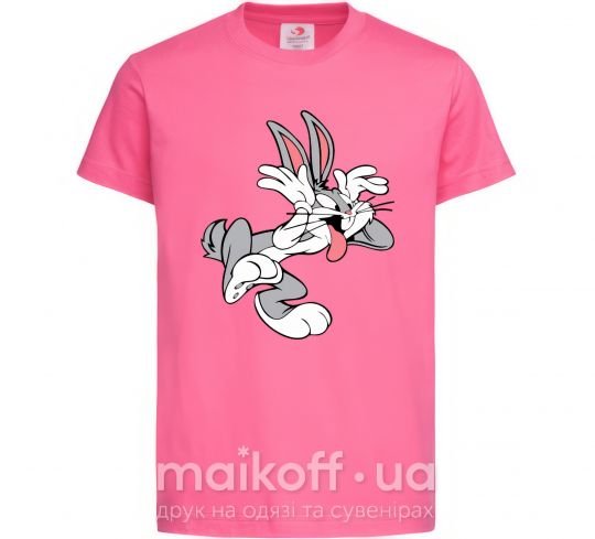 Дитяча футболка Bugs Bunny Яскраво-рожевий фото