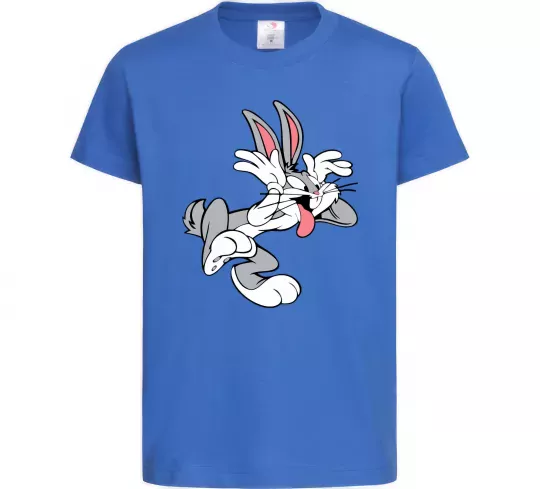 Дитяча футболка Bugs Bunny Яскраво-синій фото