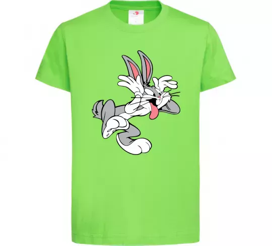 Дитяча футболка Bugs Bunny Лаймовий фото