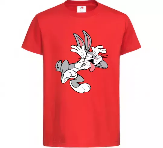 Дитяча футболка Bugs Bunny Червоний фото
