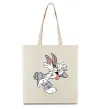 Еко-сумка Bugs Bunny Бежевий фото