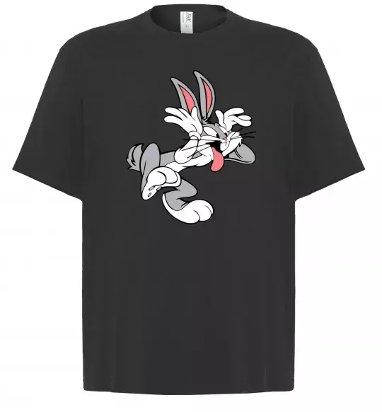 Футболка Оверсайз Bugs Bunny Черный фото