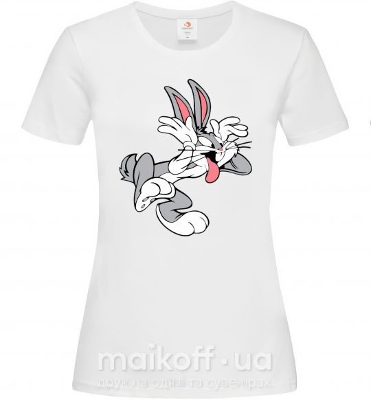 Жіноча футболка Bugs Bunny Білий фото