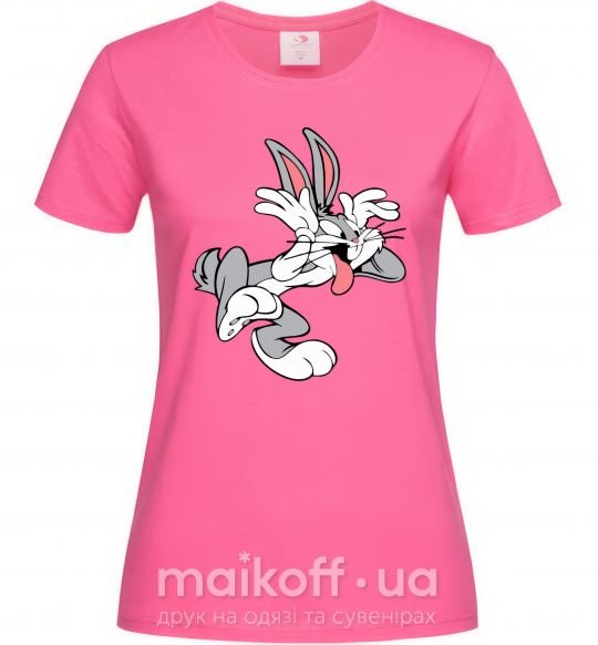 Женская футболка Bugs Bunny Ярко-розовый фото