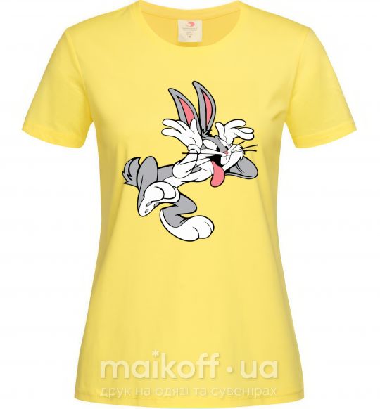 Жіноча футболка Bugs Bunny Лимонний фото