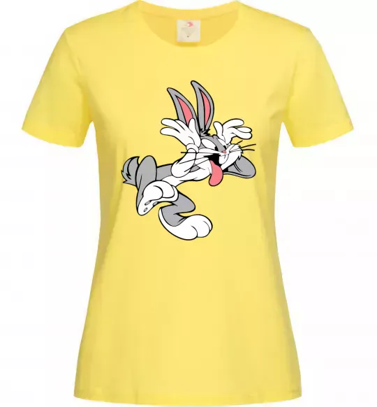 Жіноча футболка Bugs Bunny Лимонний фото