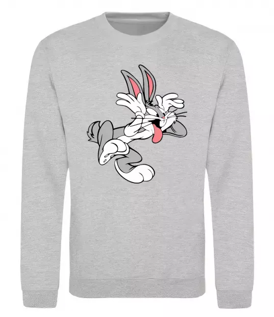 Світшот Bugs Bunny Сірий меланж фото