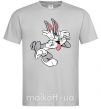 Чоловіча футболка Bugs Bunny Сірий фото