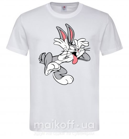 Чоловіча футболка Bugs Bunny Білий фото