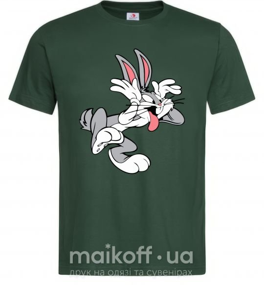 Чоловіча футболка Bugs Bunny Темно-зелений фото