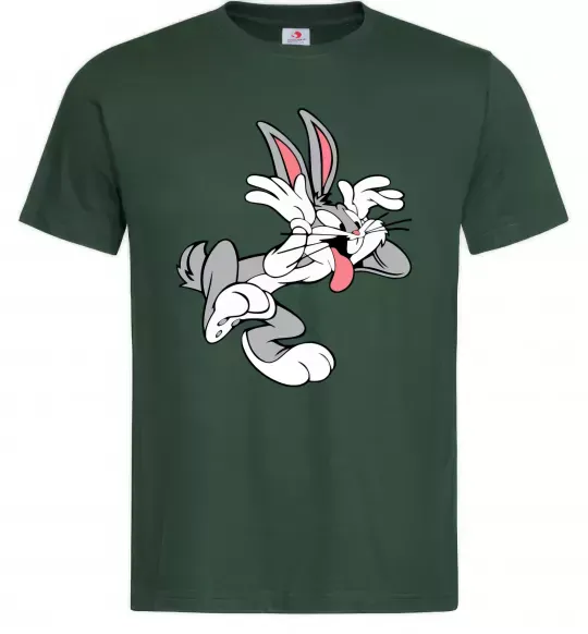 Мужская футболка Bugs Bunny Темно-зеленый фото