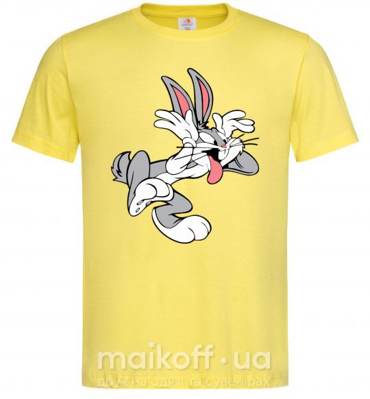 Чоловіча футболка Bugs Bunny Лимонний фото