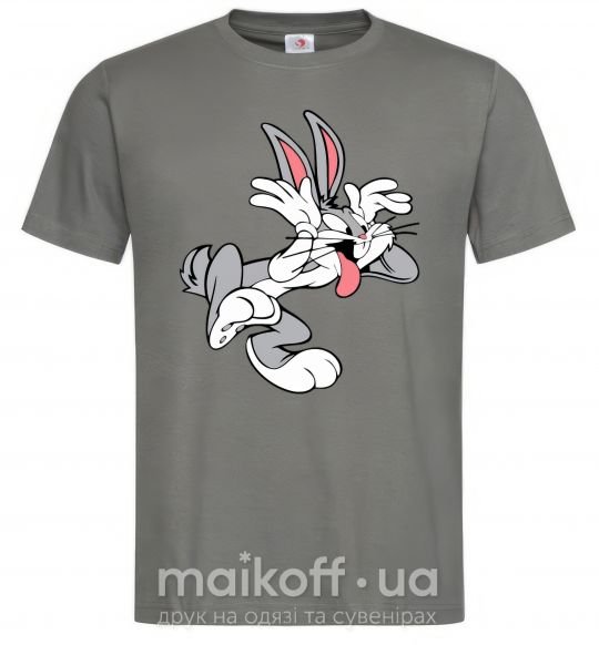 Чоловіча футболка Bugs Bunny Графіт фото