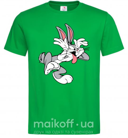 Чоловіча футболка Bugs Bunny Зелений фото