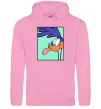 Чоловіча толстовка (худі) Дорожний бігун (Road Runner) Рожевий Чоловіча толстовка (худі) Дорожний бігун (Road Runner) Рожевий фото