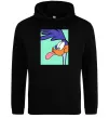 Жіноча толстовка (худі) Дорожний бігун (Road Runner) Чорний Жіноча толстовка (худі) Дорожний бігун (Road Runner) Чорний фото