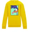 Детский Свитшот Дорожний бігун (Road Runner) Солнечно желтый фото