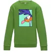 Детский Свитшот Дорожний бігун (Road Runner) Лаймовый фото