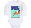 Детский боди Дорожний бігун (Road Runner) Белый фото