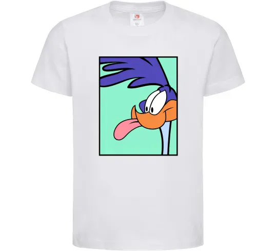 Детская футболка Дорожний бігун (Road Runner) Белый фото