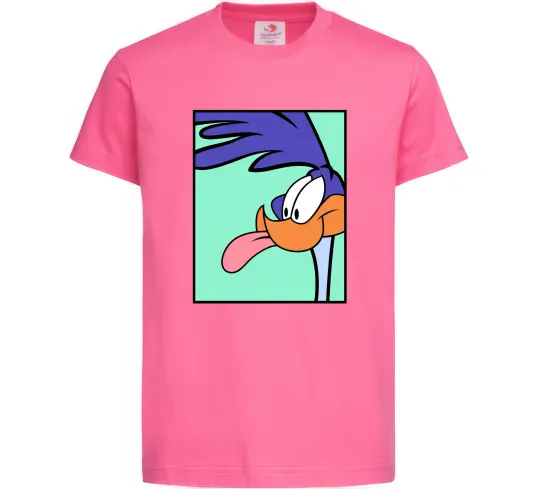 Детская футболка Дорожний бігун (Road Runner) Ярко-розовый фото