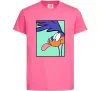 Детская футболка Дорожний бігун (Road Runner) Ярко-розовый фото