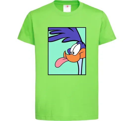 Детская футболка Дорожний бігун (Road Runner) Лаймовый фото