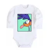 Детский боди Дорожний бігун (Road Runner) Белый фото