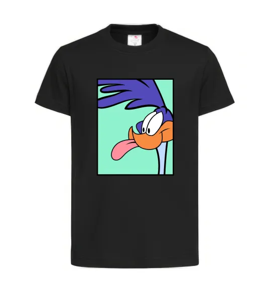 Детская футболка Дорожний бігун (Road Runner) Черный фото