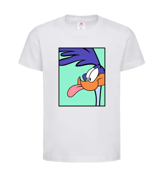 Детская футболка Дорожний бігун (Road Runner) Белый фото