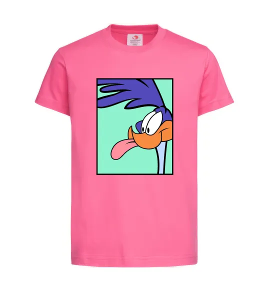 Детская футболка Дорожний бігун (Road Runner) Ярко-розовый фото