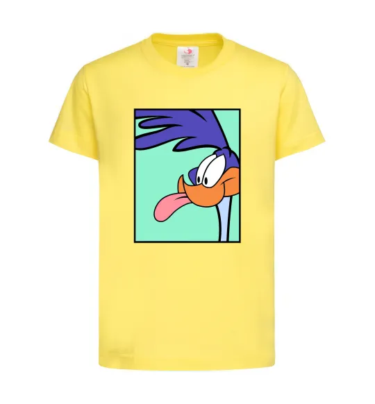 Детская футболка Дорожний бігун (Road Runner) Лимонный фото