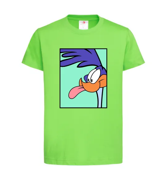 Детская футболка Дорожний бігун (Road Runner) Лаймовый фото