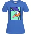Женская футболка Дорожний бігун (Road Runner) Ярко-синий фото