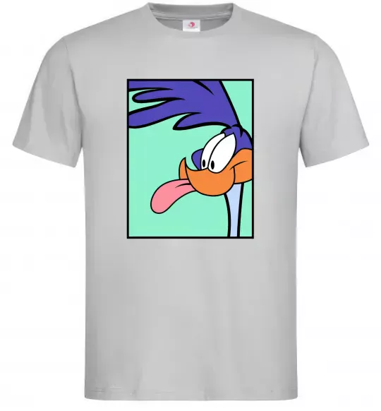 Мужская футболка Дорожний бігун (Road Runner) Серый фото