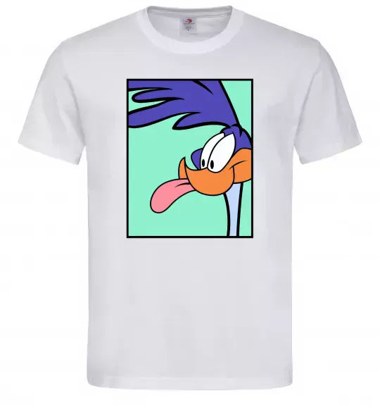 Мужская футболка Дорожний бігун (Road Runner) Белый фото