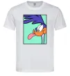 Мужская футболка Дорожний бігун (Road Runner) Белый фото