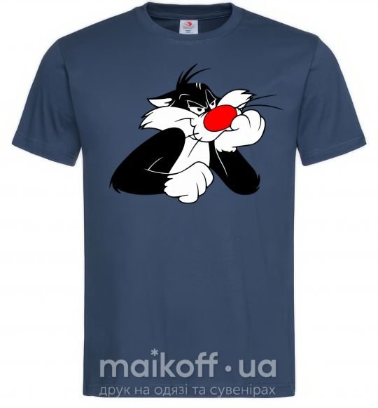 Мужская футболка Sylvester Cat Темно-синий фото