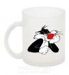 Чашка скляна Sylvester Cat Фроузен фото