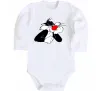 Детский боди Sylvester Cat Белый фото