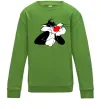 Детский Свитшот Sylvester Cat Лаймовый фото