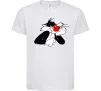 Дитяча футболка Sylvester Cat Білий Дитяча футболка Sylvester Cat Білий фото
