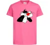 Дитяча футболка Sylvester Cat Яскраво-рожевий Дитяча футболка Sylvester Cat Яскраво-рожевий фото