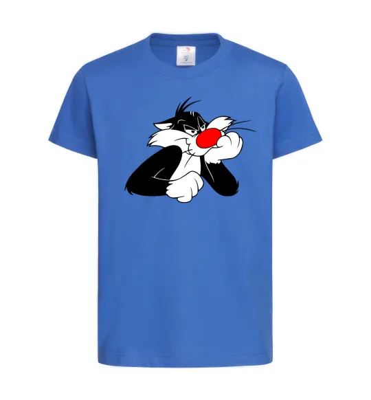 Дитяча футболка Sylvester Cat Яскраво-синій фото