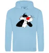 Мужская толстовка (худи) Sylvester Cat Голубой фото