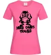 Женская футболка Тасманський Диявол (Tasmanian Devil) Ярко-розовый Женская футболка Тасманський Диявол (Tasmanian Devil) Ярко-розовый фото
